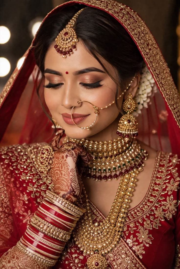 Luxury bridal makeup by Angel Antonette Keziah